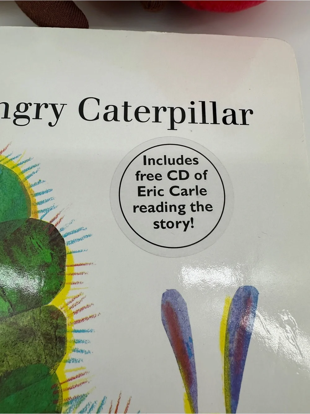 Very Hungry Caterpillar board book preowned showing